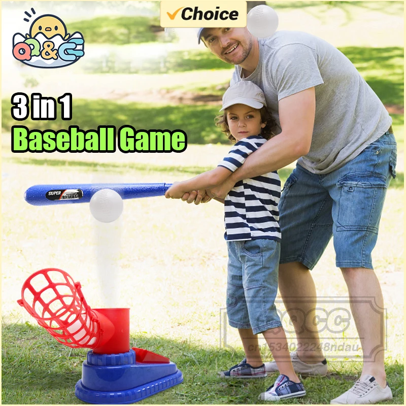 Catapult Launcher Toy - Baseball Game 3 in 1 Catapult