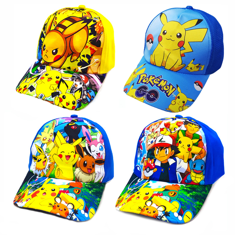 Kids Toys 3 Year Old - Cartoon Pokemon Baseball Cap Pikachu Hat
