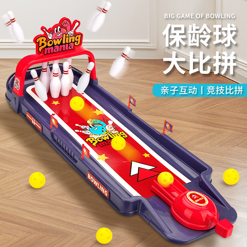 Catapult Launcher Toy - Desktop Catapult Bowling Game, Rotatable Launcher,