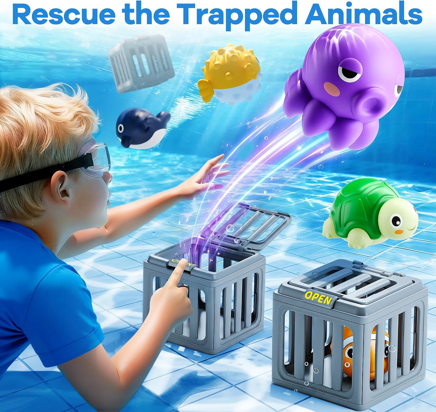 Kids Toys 3 Year Old - Altrek Store Funscape Kids Pool Diving