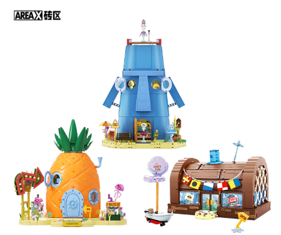 Areax Spongebob Bikini Bottom  – обзор и цена Kids Toys Blocks