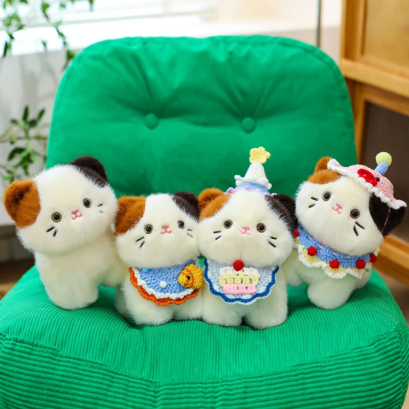 Cute Tricolor Cat Plush Toy Ca – обзор и цена Popular Kids Xmas Toys