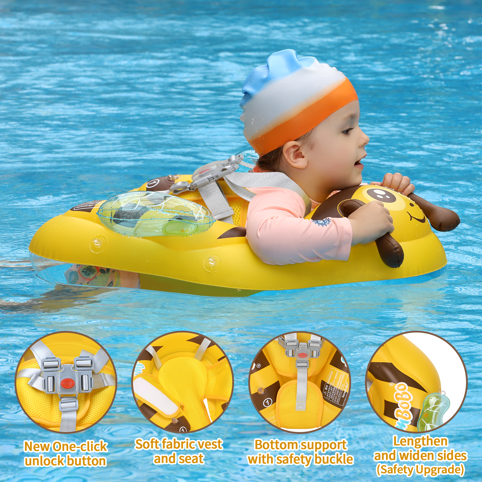 Swimbobo Yellow Kids Inflatabl – обзор и цена Kids Toys Yellow