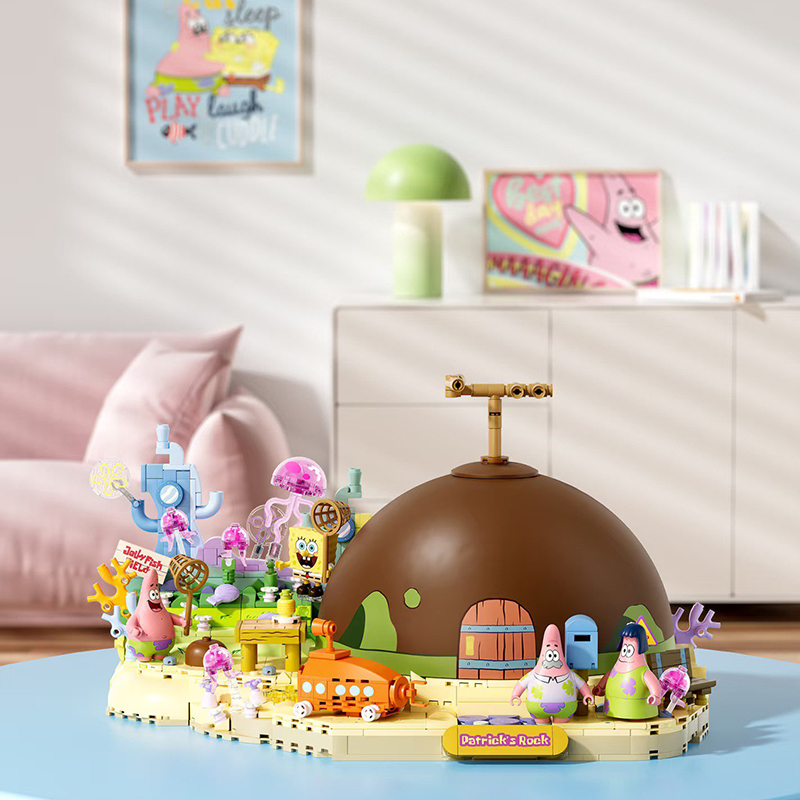 Spongebob Patrick Star Rock Ho – обзор и цена Kids Toys Blocks