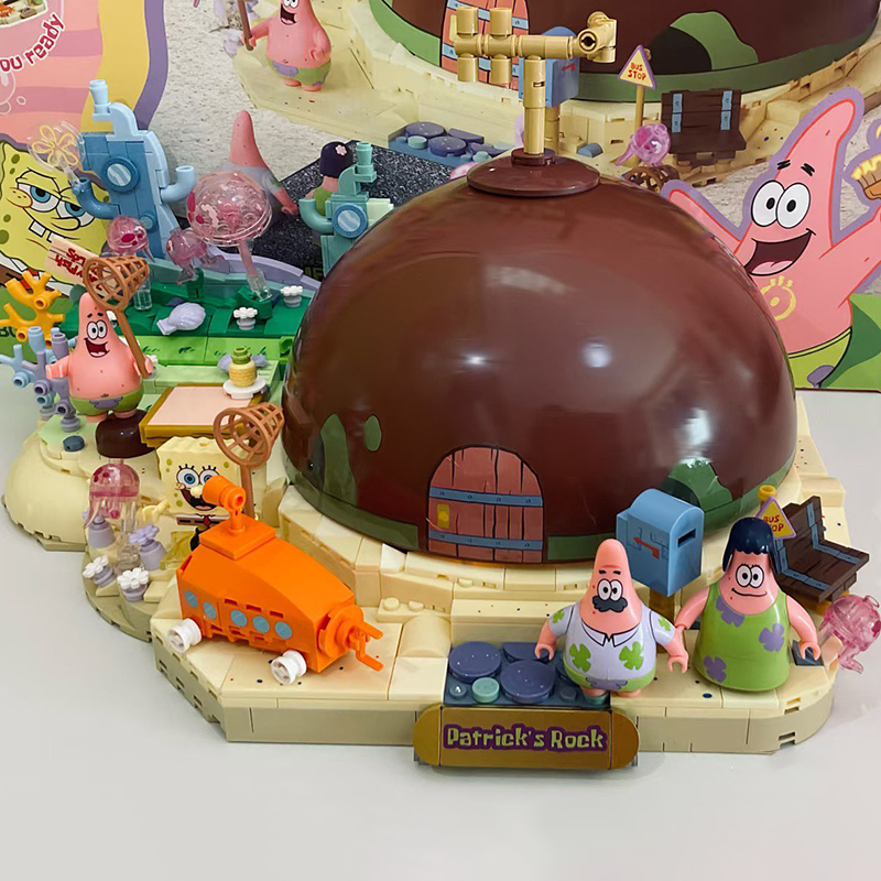 Spongebob Patrick Star Rock Ho – обзор и цена Kids Toys Blocks