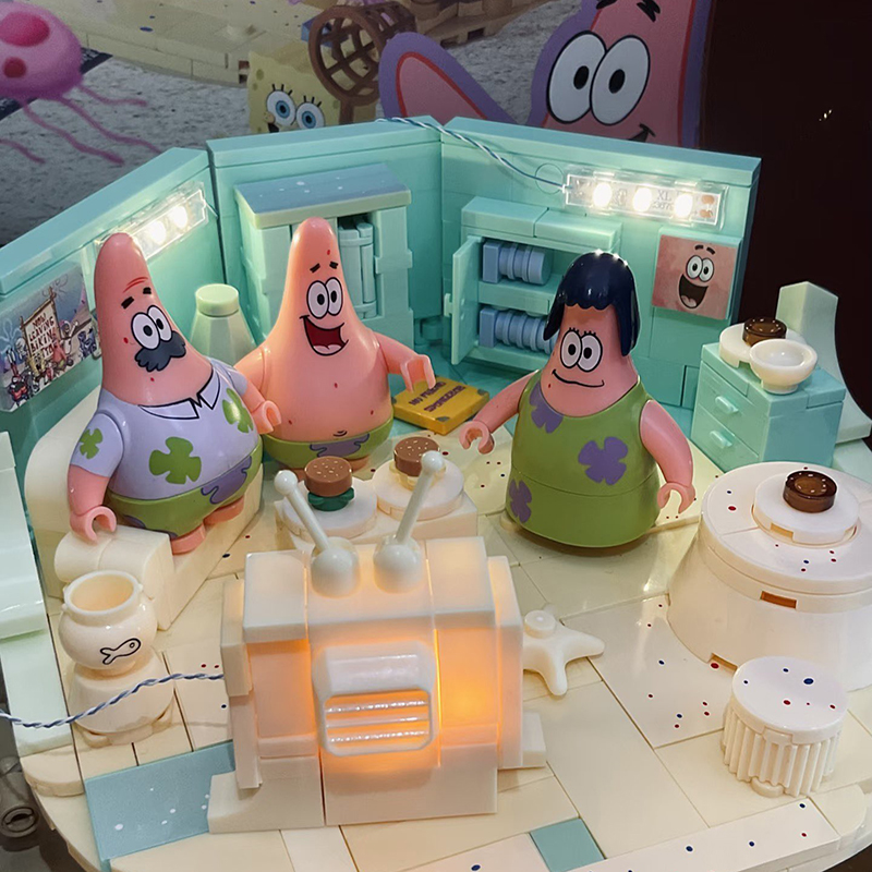 Spongebob Patrick Star Rock Ho – обзор и цена Kids Toys Blocks