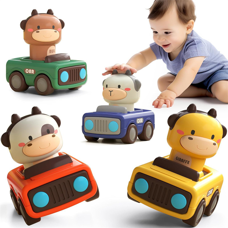 Animal Push and Go Car Toy, Du – обзор и цена Kids Toys 3 Year Old