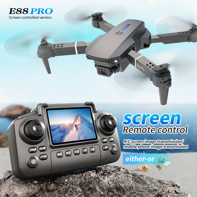 Professional E88 PRO Drone wit – обзор и цена Kids Toys Helicopter