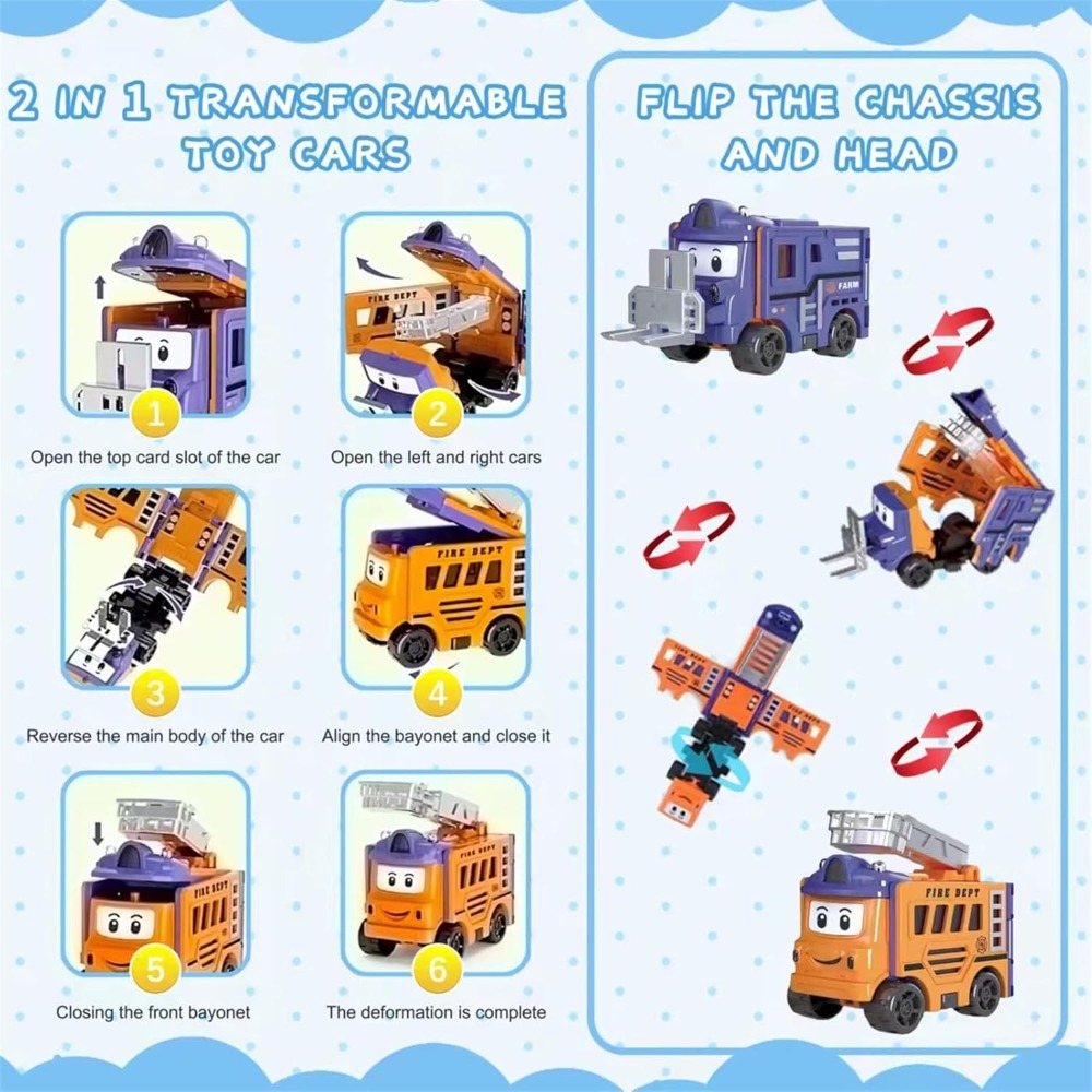 Flip Racers Transformable Cars – обзор и цена Kids Toys Vehicle