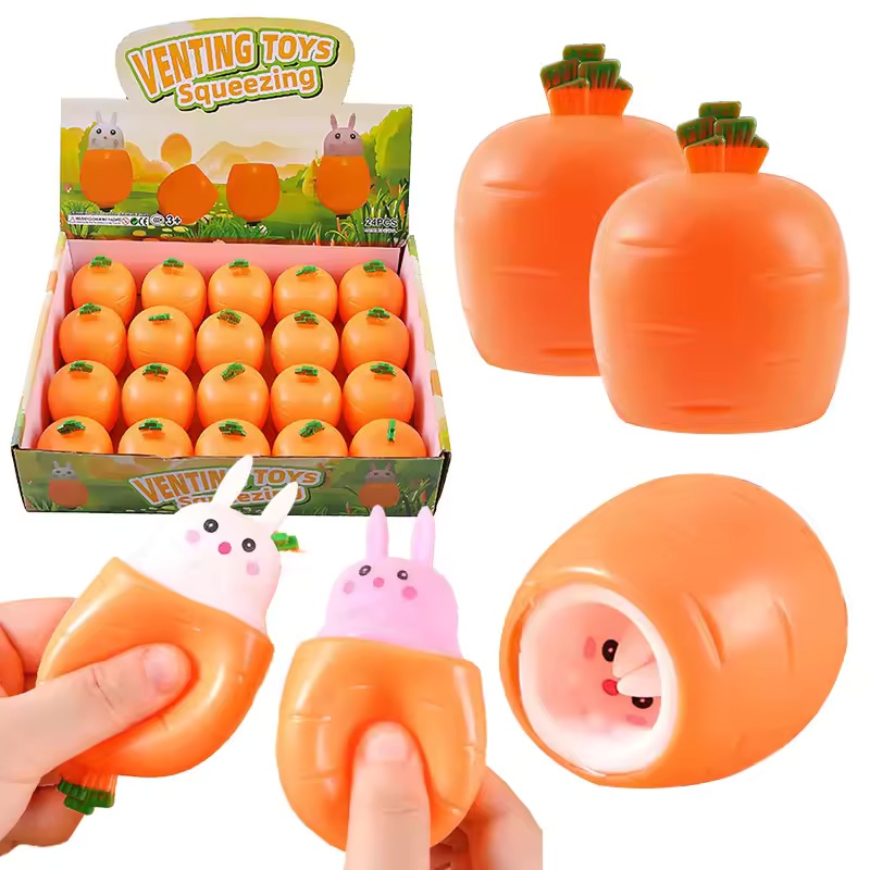 Cute Carrot Rabbit Squeeze Toy – обзор и цена Kids Toys Unique