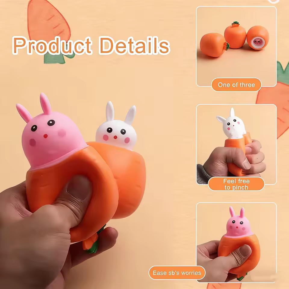 Cute Carrot Rabbit Squeeze Toy – обзор и цена Kids Toys Unique