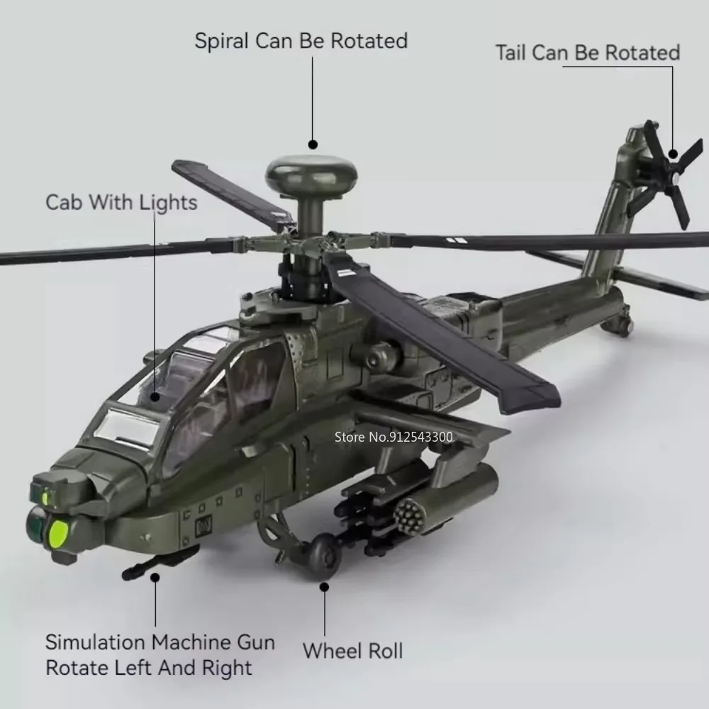1:32 Scale AH-64 Airplane Mode – обзор и цена Kids Toys Vehicle