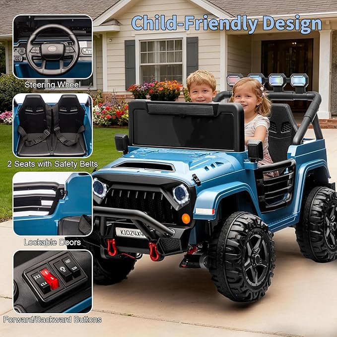 24V 4x4 Ride on Toys for Big K – обзор и цена Kids Toys Big W