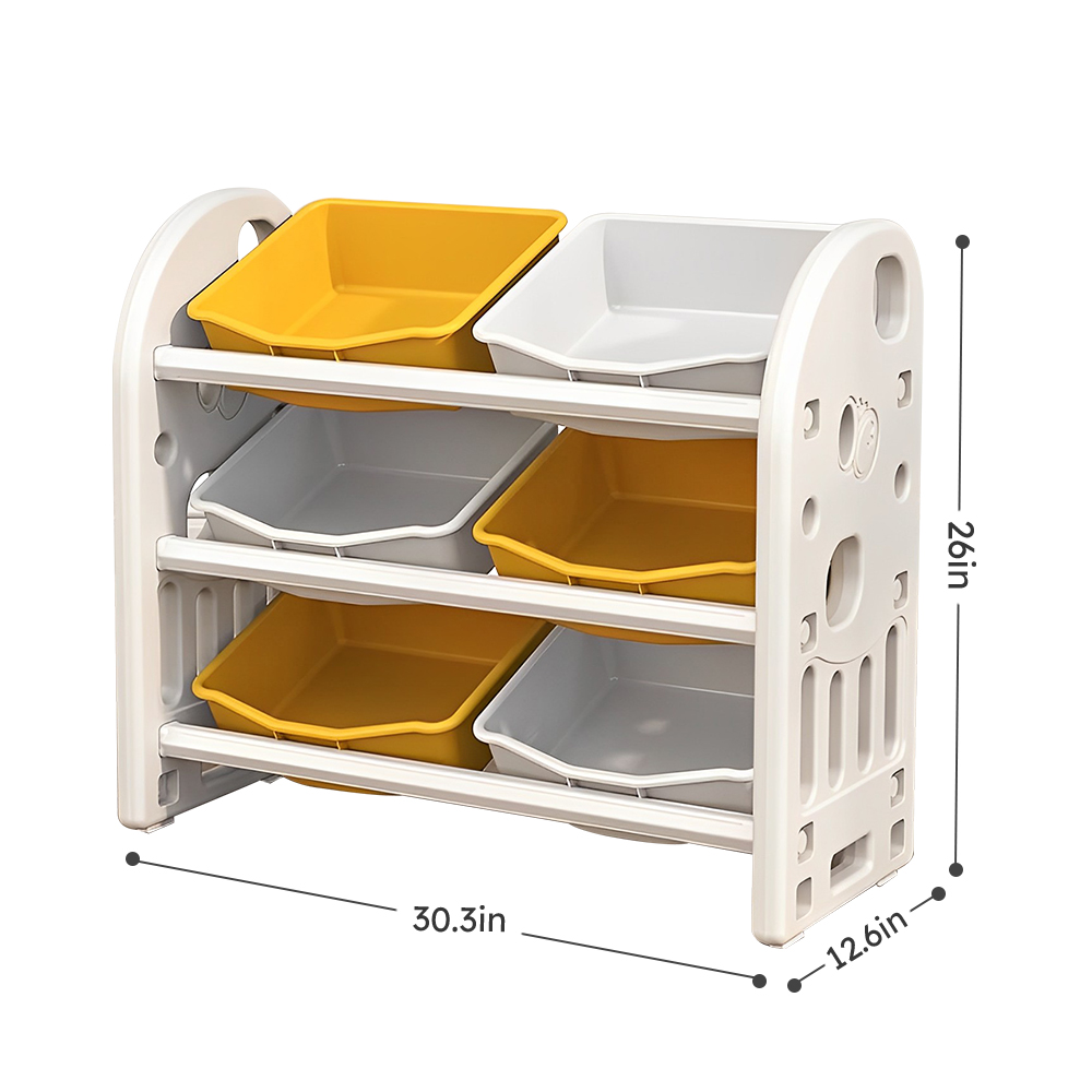 Kids Toy Storage Organizer wit – обзор и цена Kids Toys Yellow