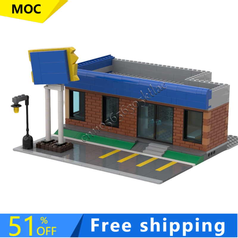 717PCS MOC City Street Views M – обзор и цена Kids Toys Rental