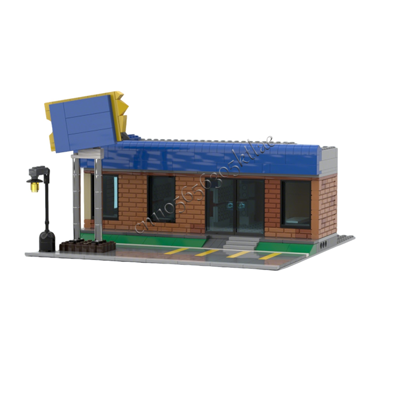 717PCS MOC City Street Views M – обзор и цена Kids Toys Rental