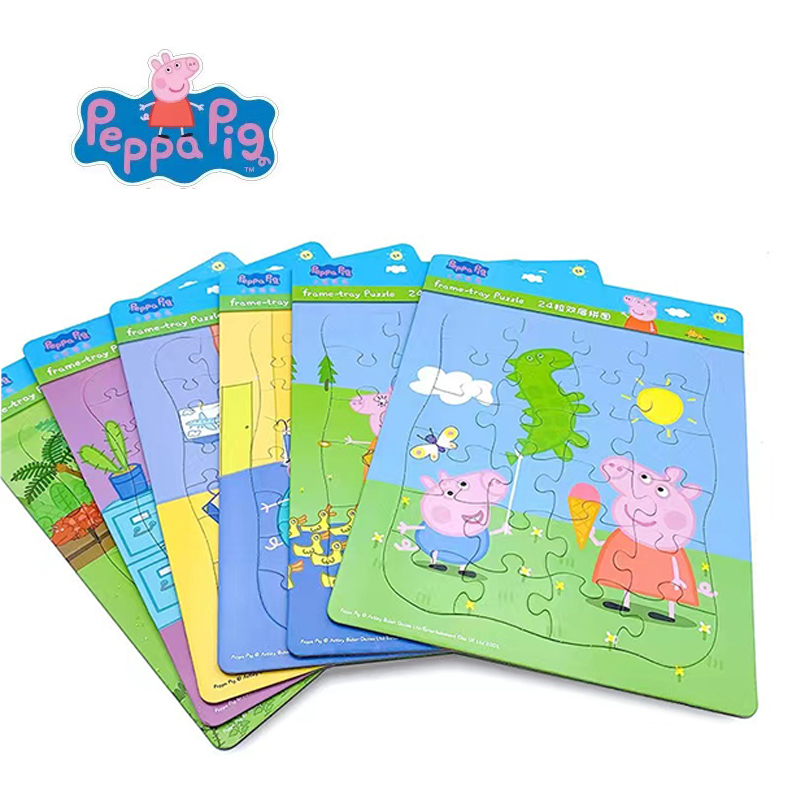 Peppa pig Figures MINI Jigsaw  – обзор и цена Kids Toys 3 Year Old