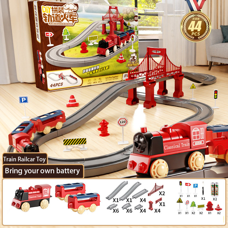 44Pcs/set Electric Train Track – обзор и цена Kids Toys 3 Year Old