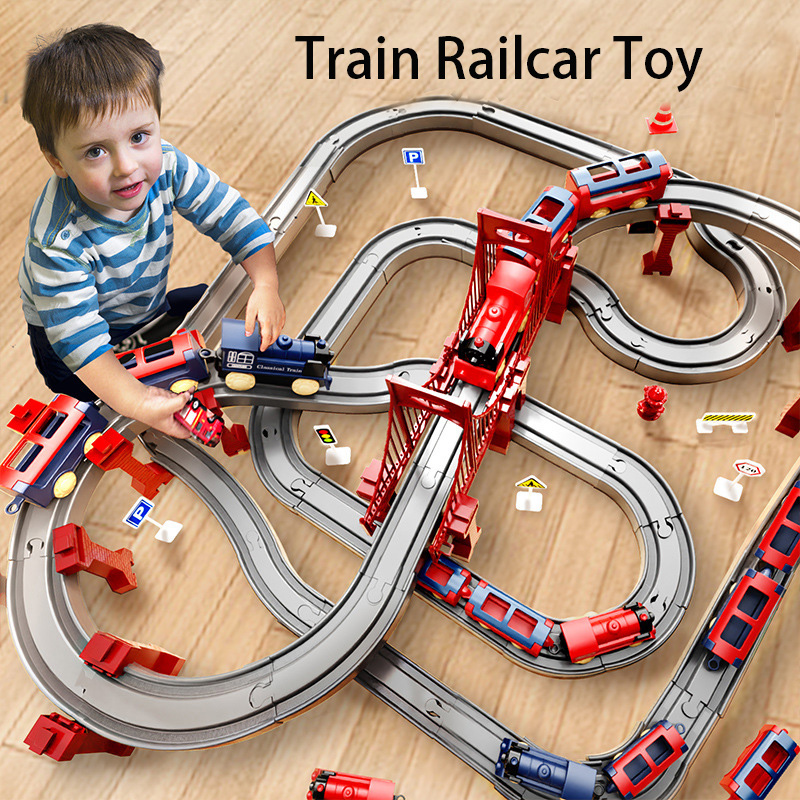 44Pcs/set Electric Train Track – обзор и цена Kids Toys 3 Year Old