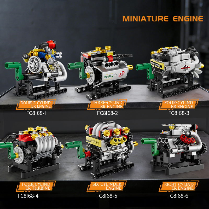 Mini Engine 2/3/4/6/8 Cylinder – обзор и цена Kids Toys Blocks