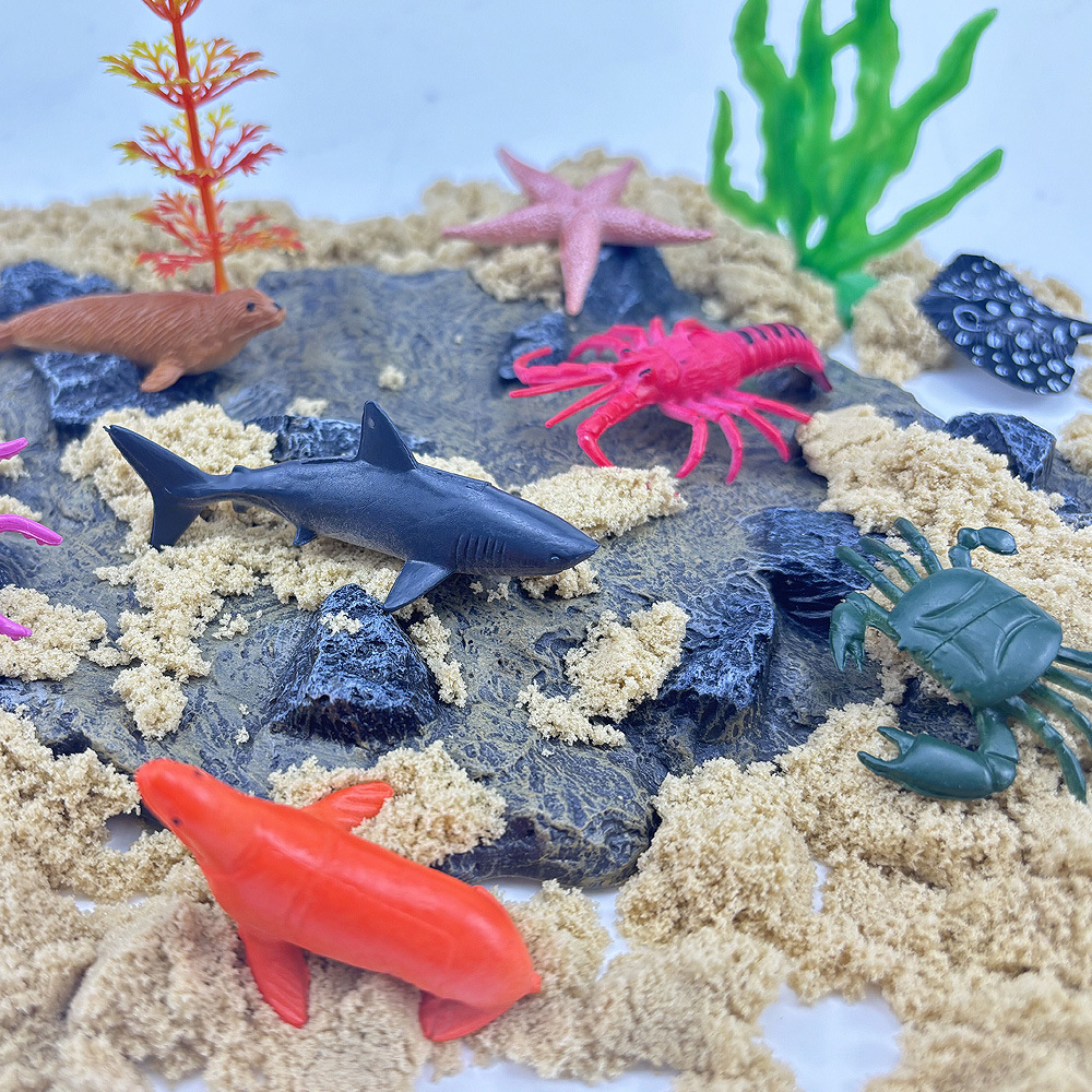 12pcs Ocean Sea Life Set Anima – обзор и цена Kids Toys 3 Year Old