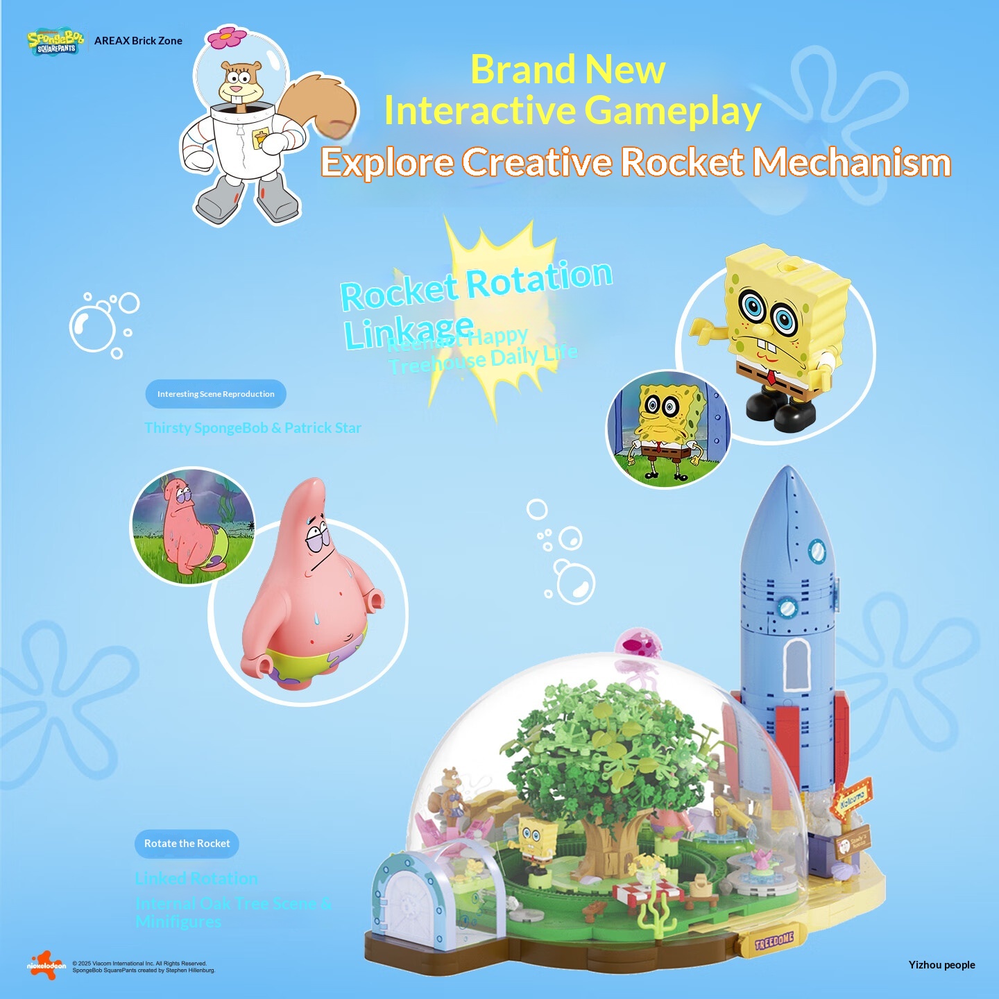 Areax Spongebob Sandy Cheeks D – обзор и цена Kids Toys Blocks