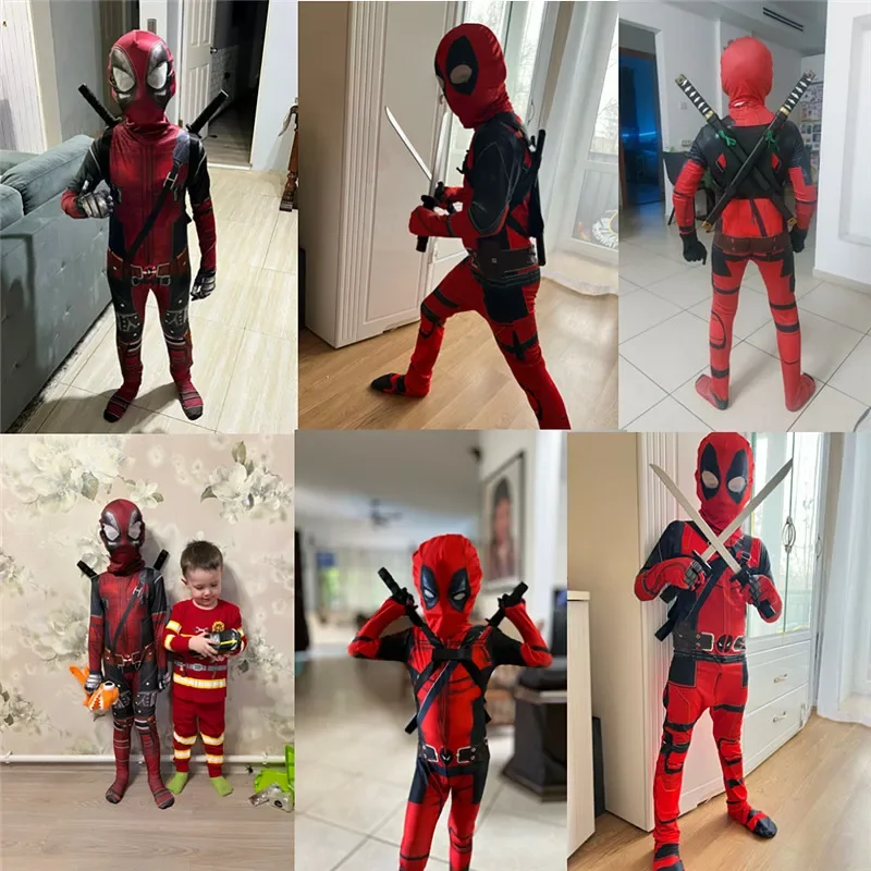 3-12Y Kids Deadpool Costume wi – обзор и цена Kids Toys Boys