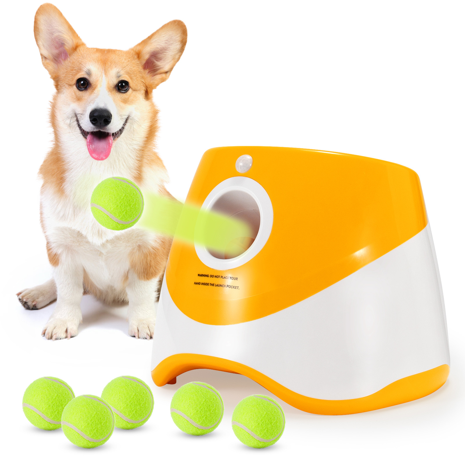 Rechargable Automatic Ball Lau – обзор и цена Catapult Launcher Toy