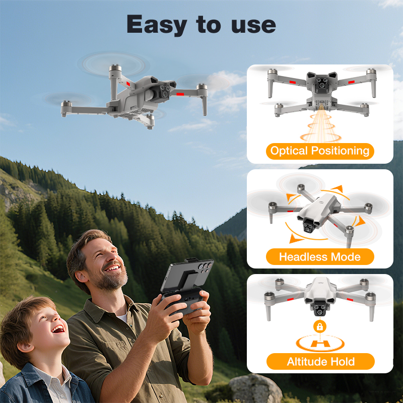 NEW Hot L017 Pro Drone Brushle – обзор и цена Kids Toys Helicopter