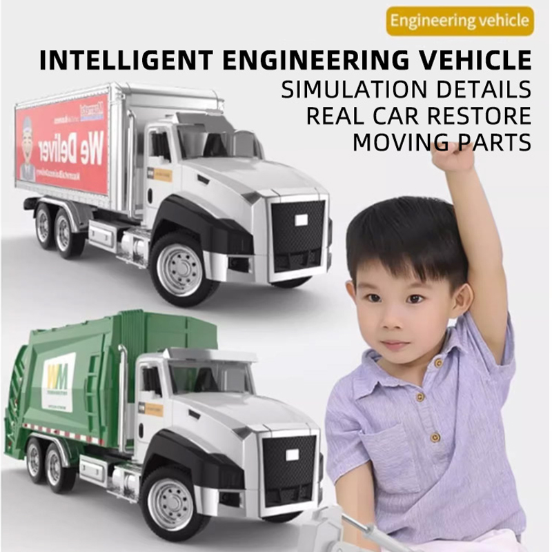 3 Pack of Diecast Sanitation V – обзор и цена Kids Toys Vehicle